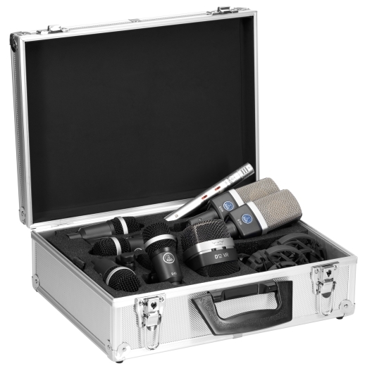 DRUMSET PREMIUM INCL. 1X D12VR, 2X C214, 1X C451, 4X D40